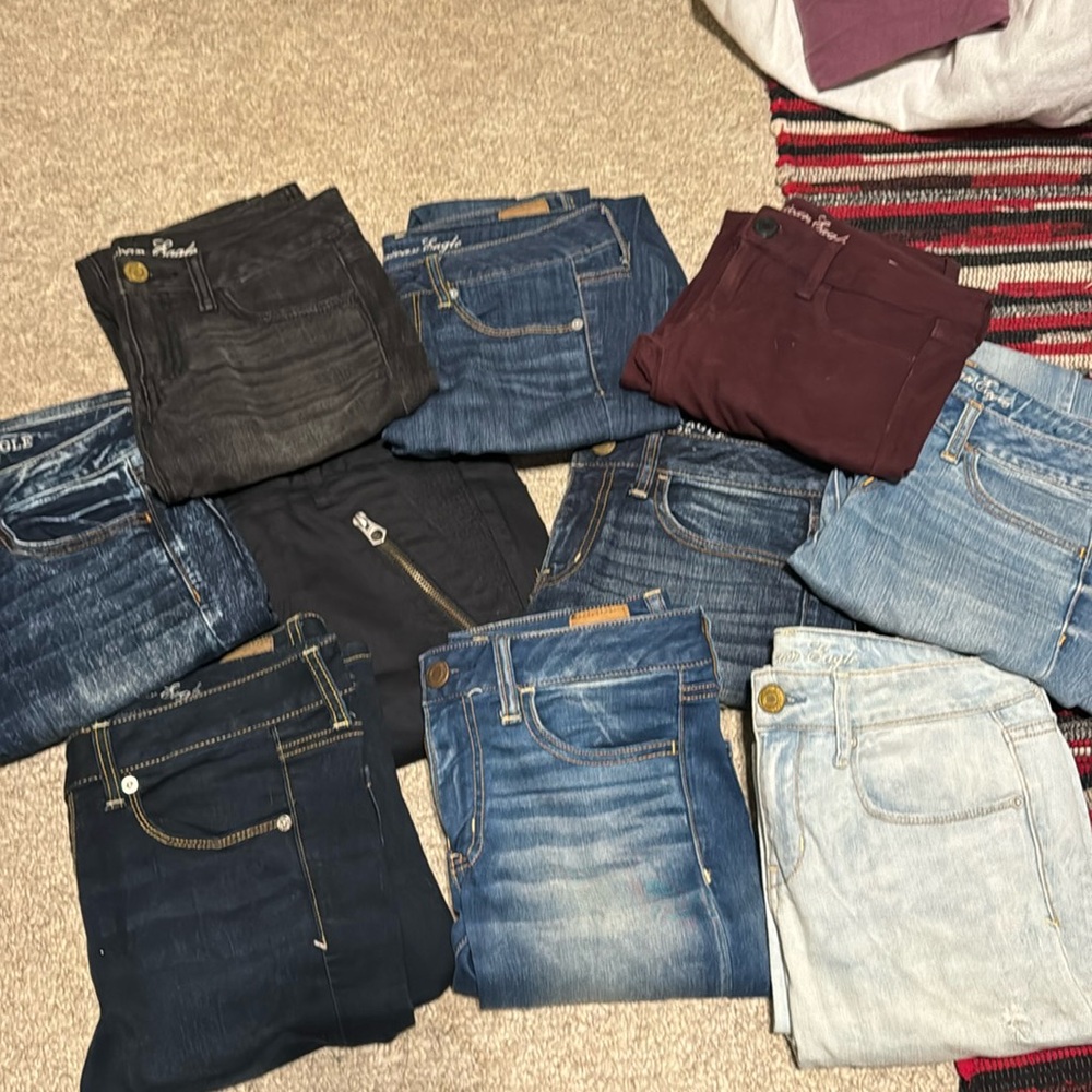 American Eagle Jeans Bundle Size 6